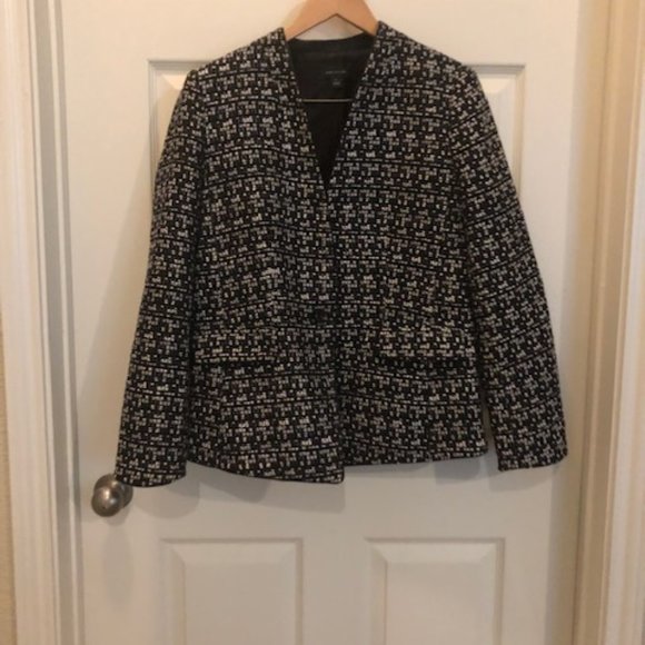 Ann Taylor Jackets & Blazers - Ann Taylor Black and White Tweed Blazer 12